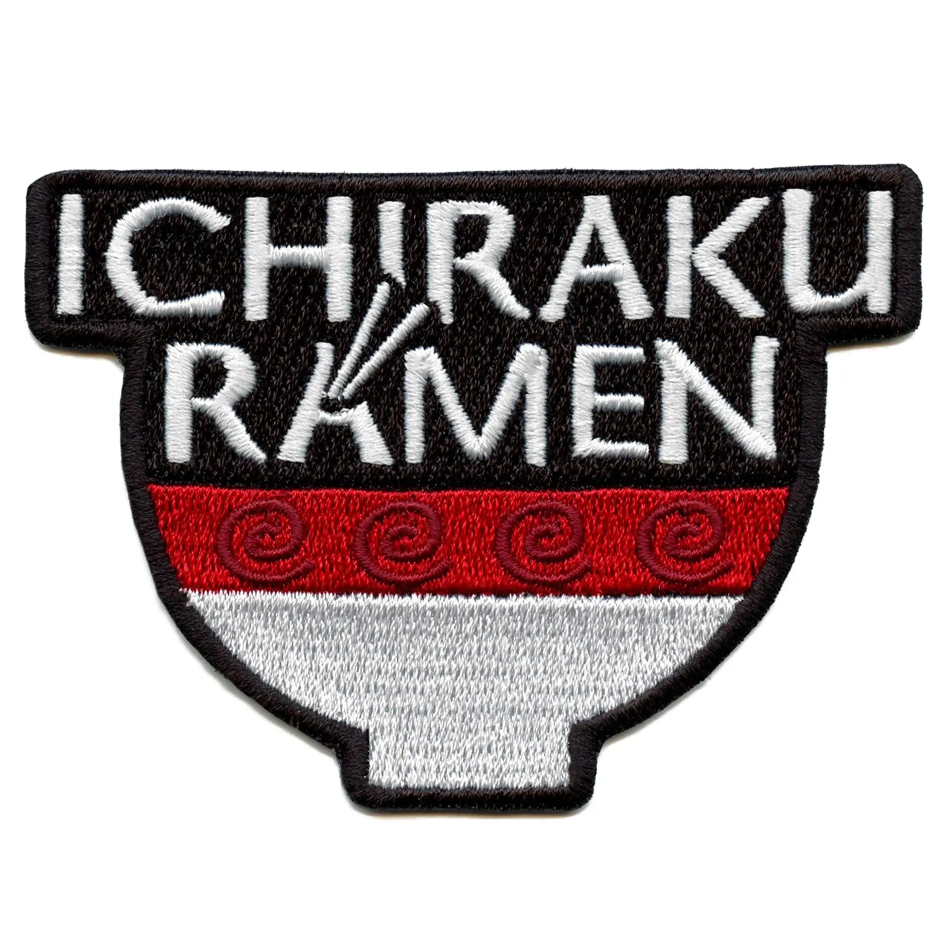 Anime Ichiraku Ramen Noodles Patch Bowl Embroidered Iron On 