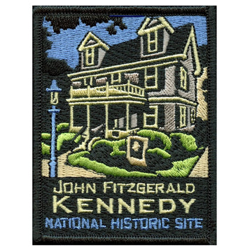 President John Kennedy National Historic Site Patch Travel Home Embroidered Iron On