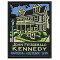 President John Kennedy National Historic Site Patch Travel Home Embroidered Iron On