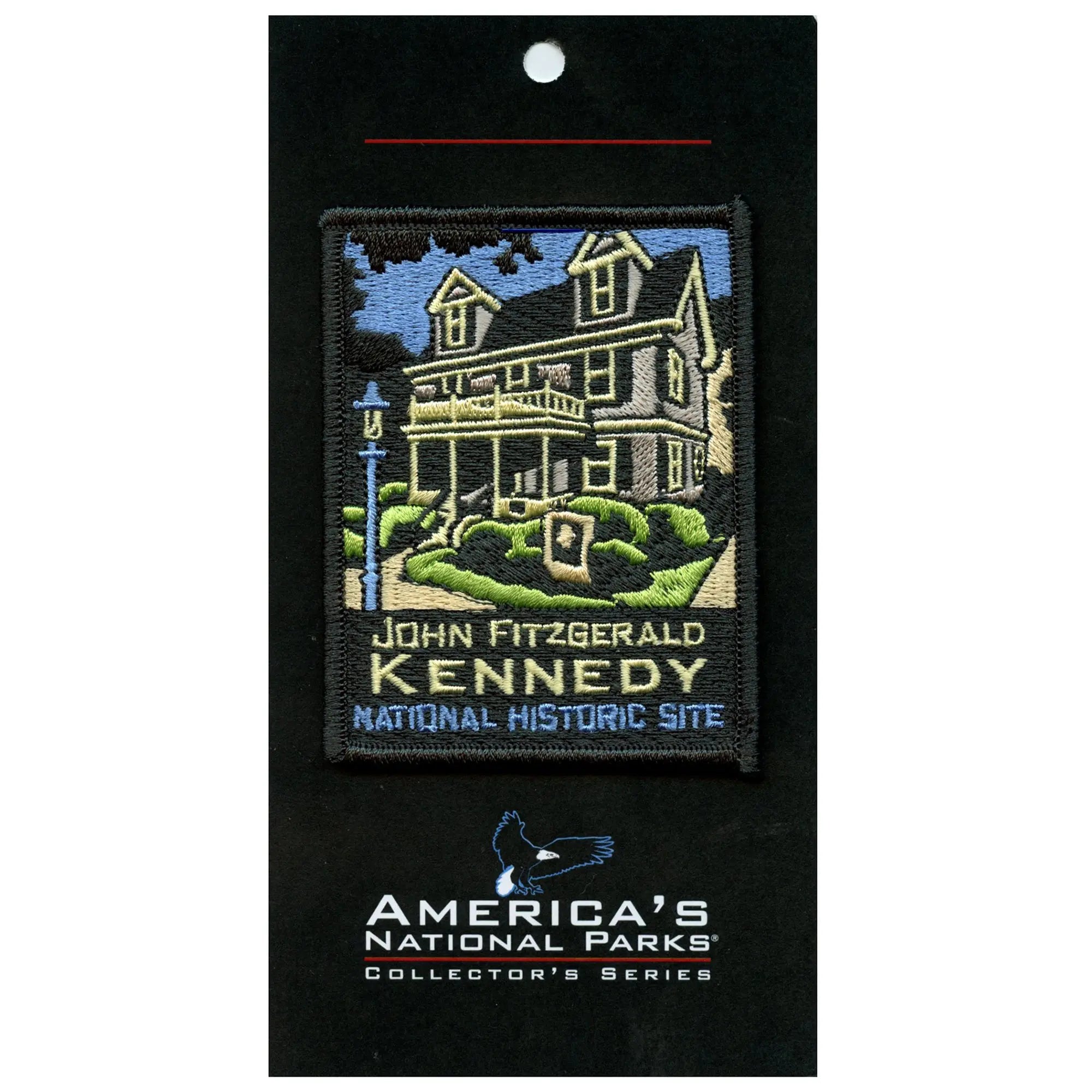 President John Kennedy National Historic Site Patch Travel Home Embroidered Iron On