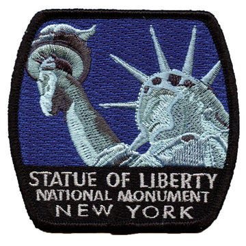 Statue Of Liberty National Monument Patch Travel New York Embroidered Iron On
