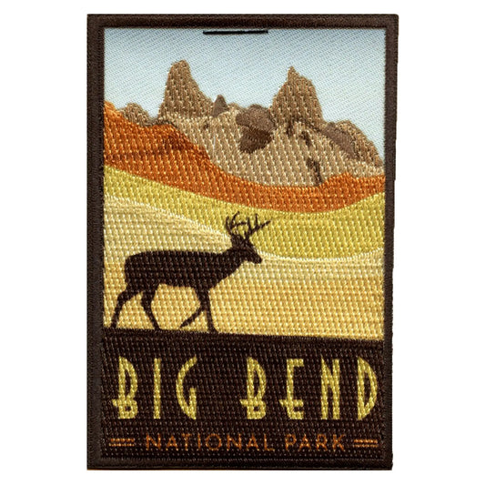 Big Bend National Park Patch Chihuahuan Desert Travel Embroidered Iron On