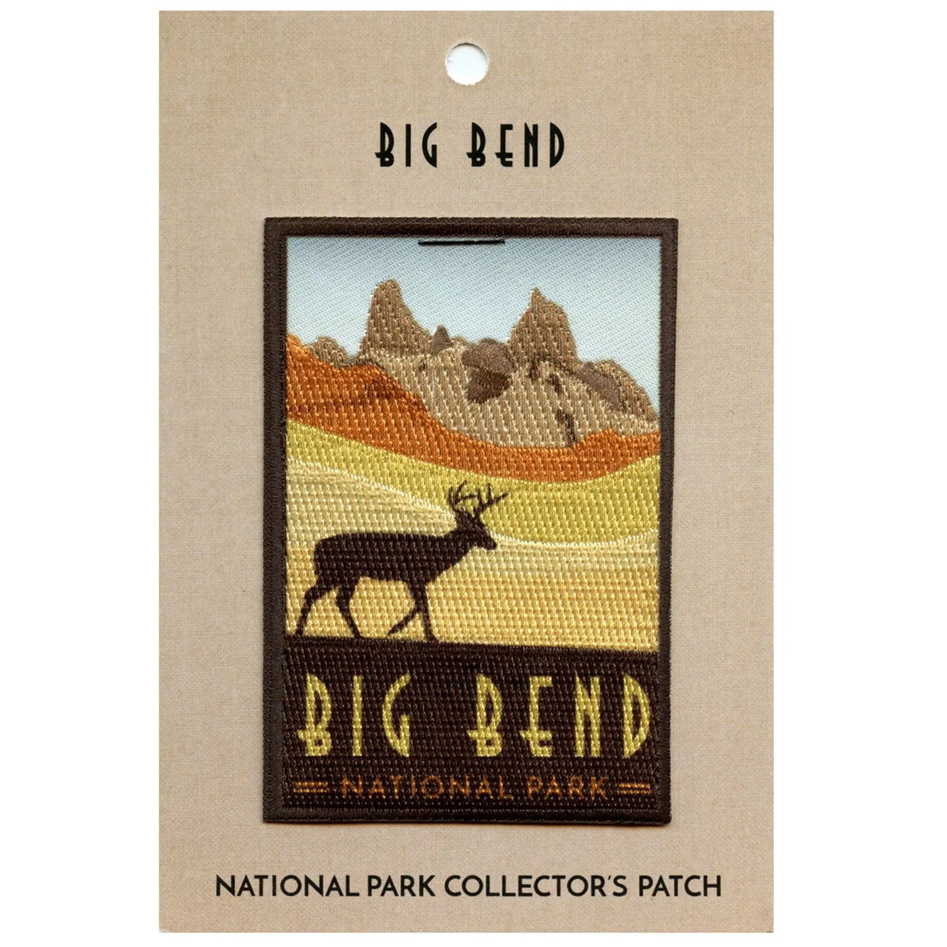 Big Bend National Park Patch Chihuahuan Desert Travel Embroidered Iron On