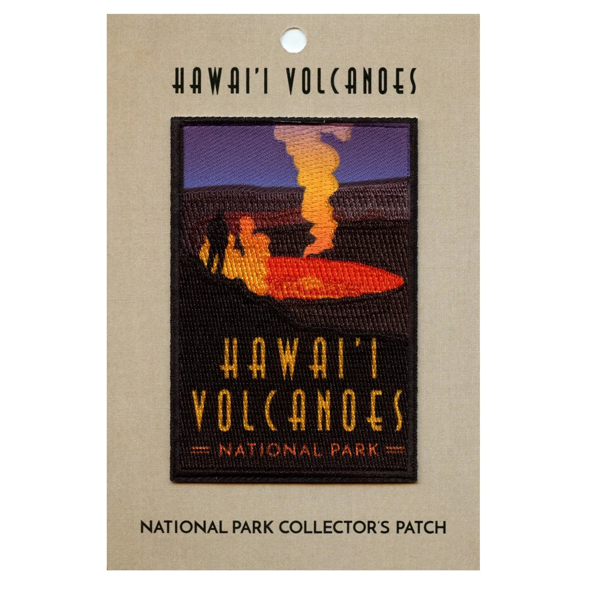 Hawaii Volcanoes National Park Patch Island Summit Travel Embroidered Iron On