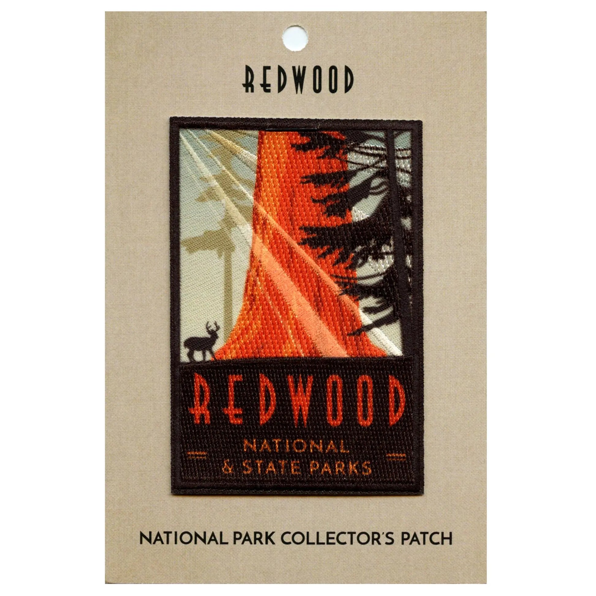 Redwood National State Park Patch California Forest Travel Embroidered Iron On