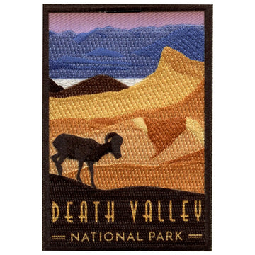 Death Valley National Park Patch California Travel Desert Embroidered Iron On
