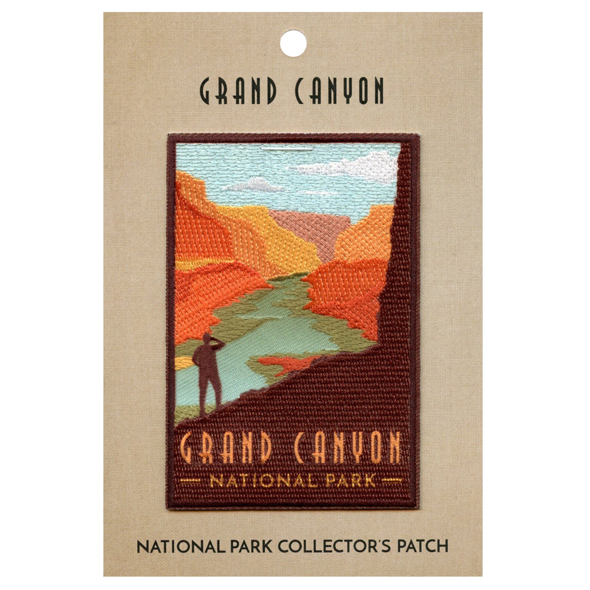 Grand Canyon National Park Patch Arizona Travel Wonder Gorge Embroidered Iron On