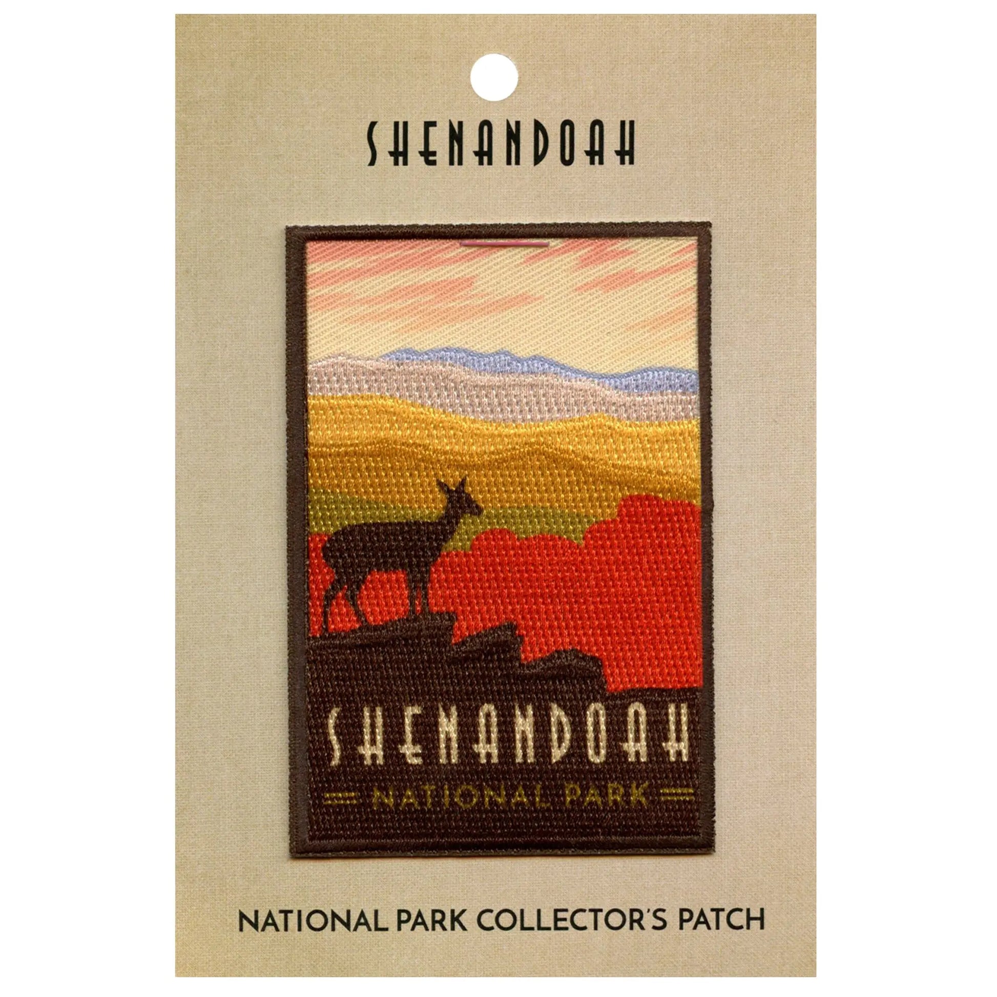 Shenandoah National Park Patch Mountain Travel Virginia Embroidered Iron On