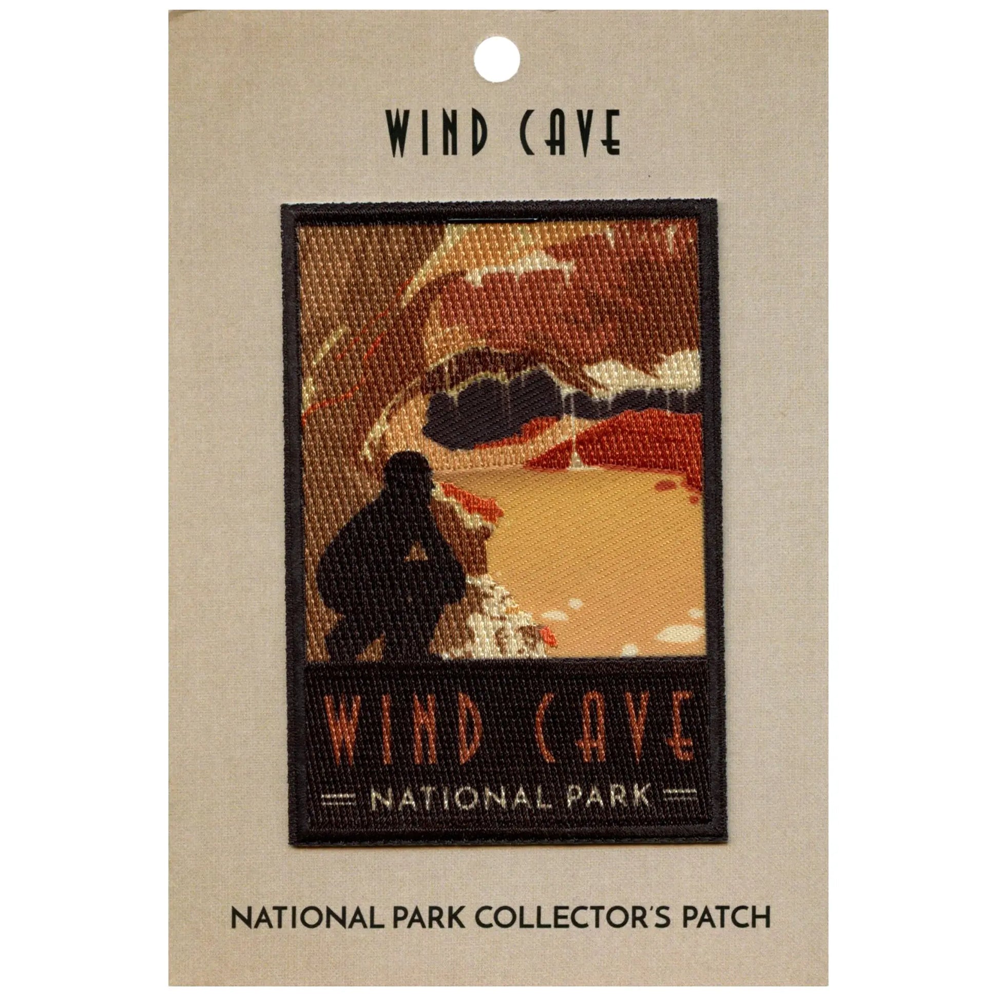 Wind Cave National Park Patch South Dakota Travel Calcite Embroidered Iron On