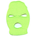 Neon Green Jackboys Ski Mask Embroidered Iron On Patch 
