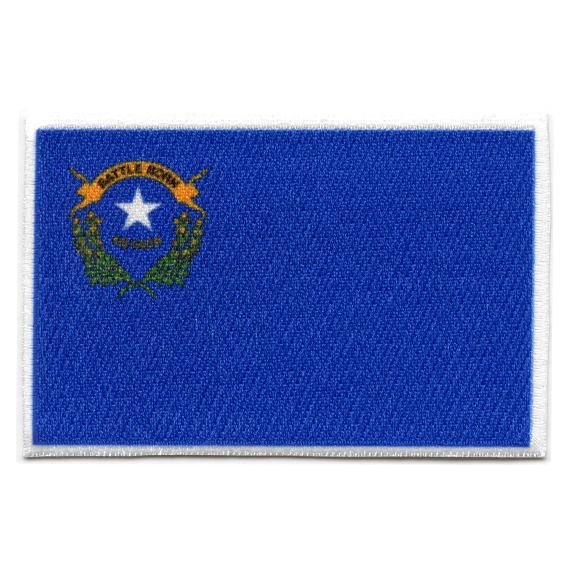 Nevada Patch State Flag Embroidered Iron On 
