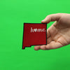 New Mexico Home State Embroidered Iron On Patch - Red 