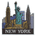 New York City Skyline Die Cut Iron on Travel Patch
