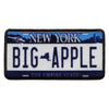 New York License Plate Patch Empire State Embroidered Iron On 