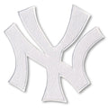 New York Yankees "NY" White Logo Patch 