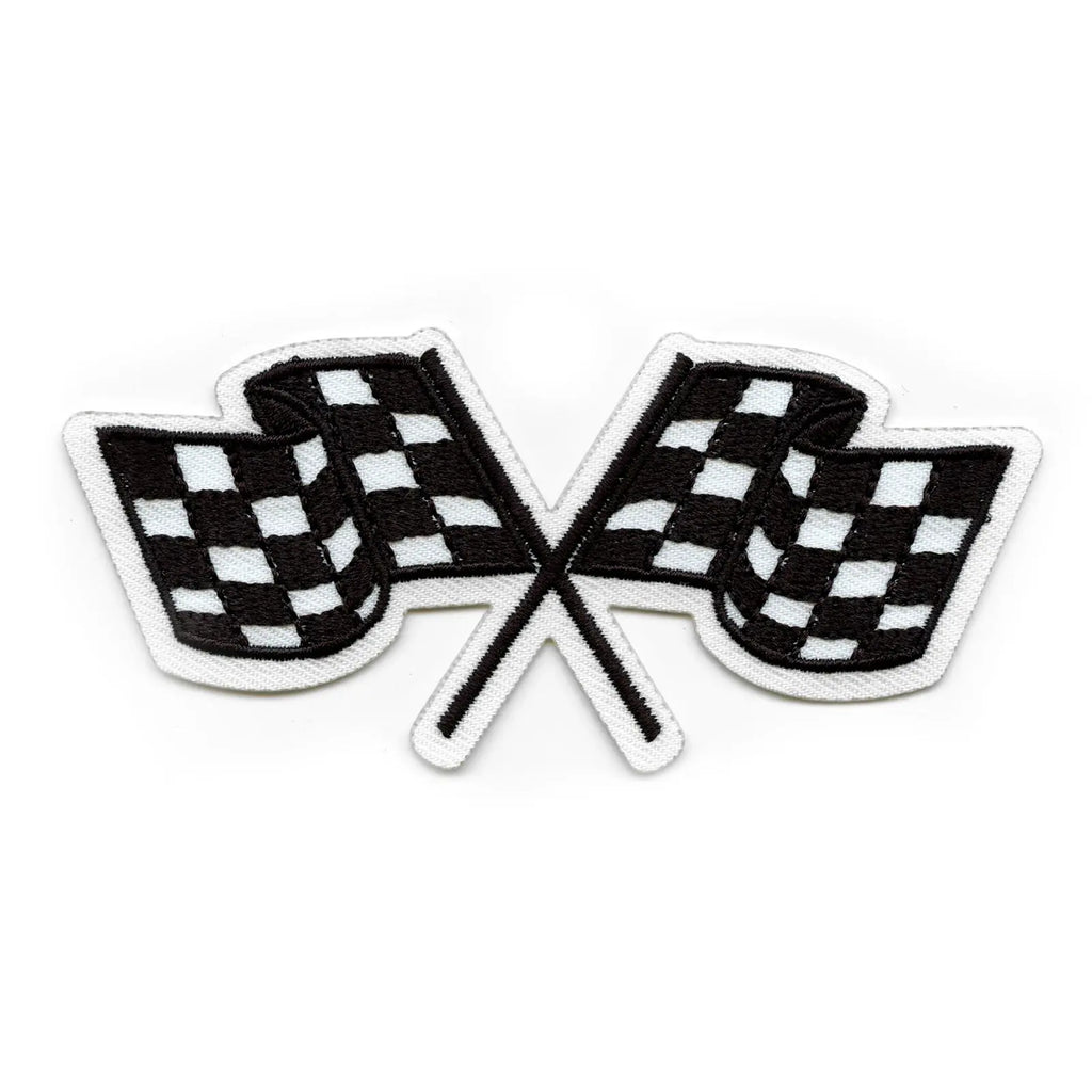 Nipsy Hussle Rally Racing Flags Marathon T.M.C Embroidered Logo Iron On Patch 
