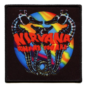 Nirvana Come As You Are Patch Grunge Rock Band Sublimated Iron On