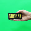 Official Nirvana Patch Box Logo Embroidered Iron On 