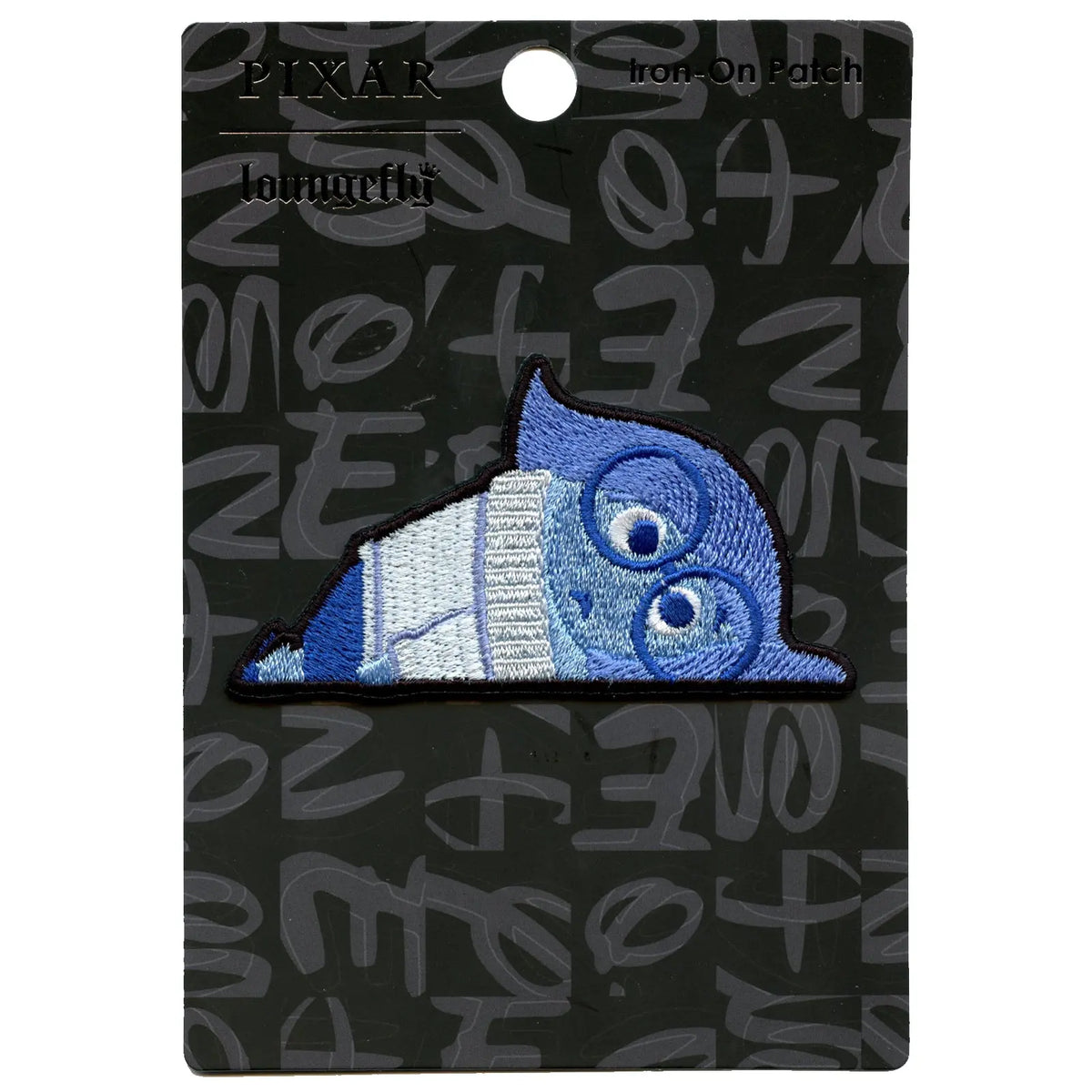 Official Disney's Inside Out Sadness Embroidered Iron On Applique Patch ...
