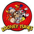 Official Looney Tunes Crew in Red Circle Embroidered Iron On Patch