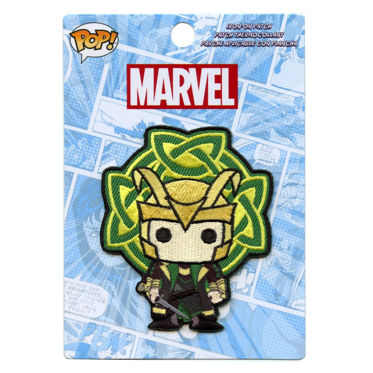 Official Marvel POP Loki Embroidered Iron On Patch – Patch Collection
