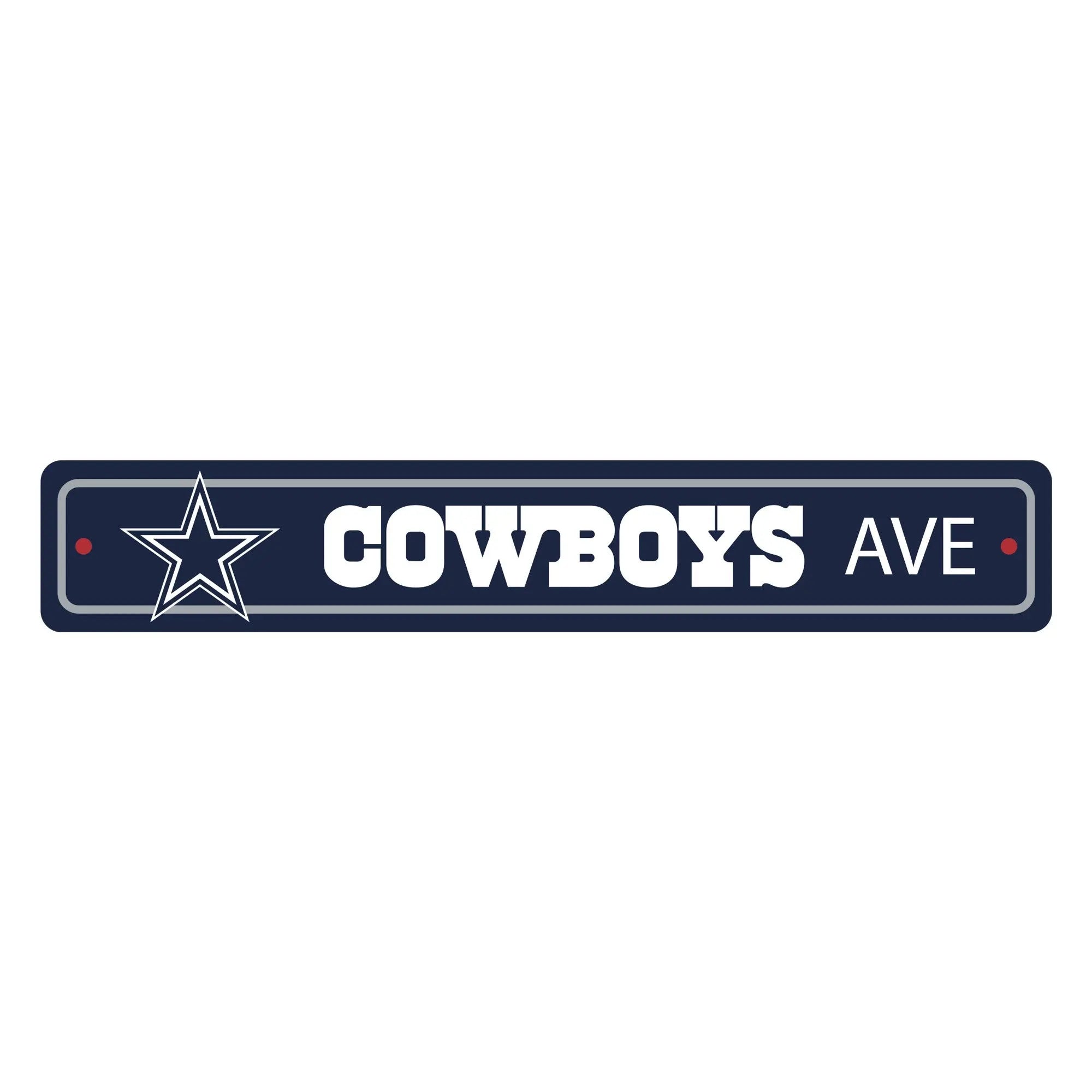 Official NFL Football Team Street Sign Ave Licensed Durable Man Cave 