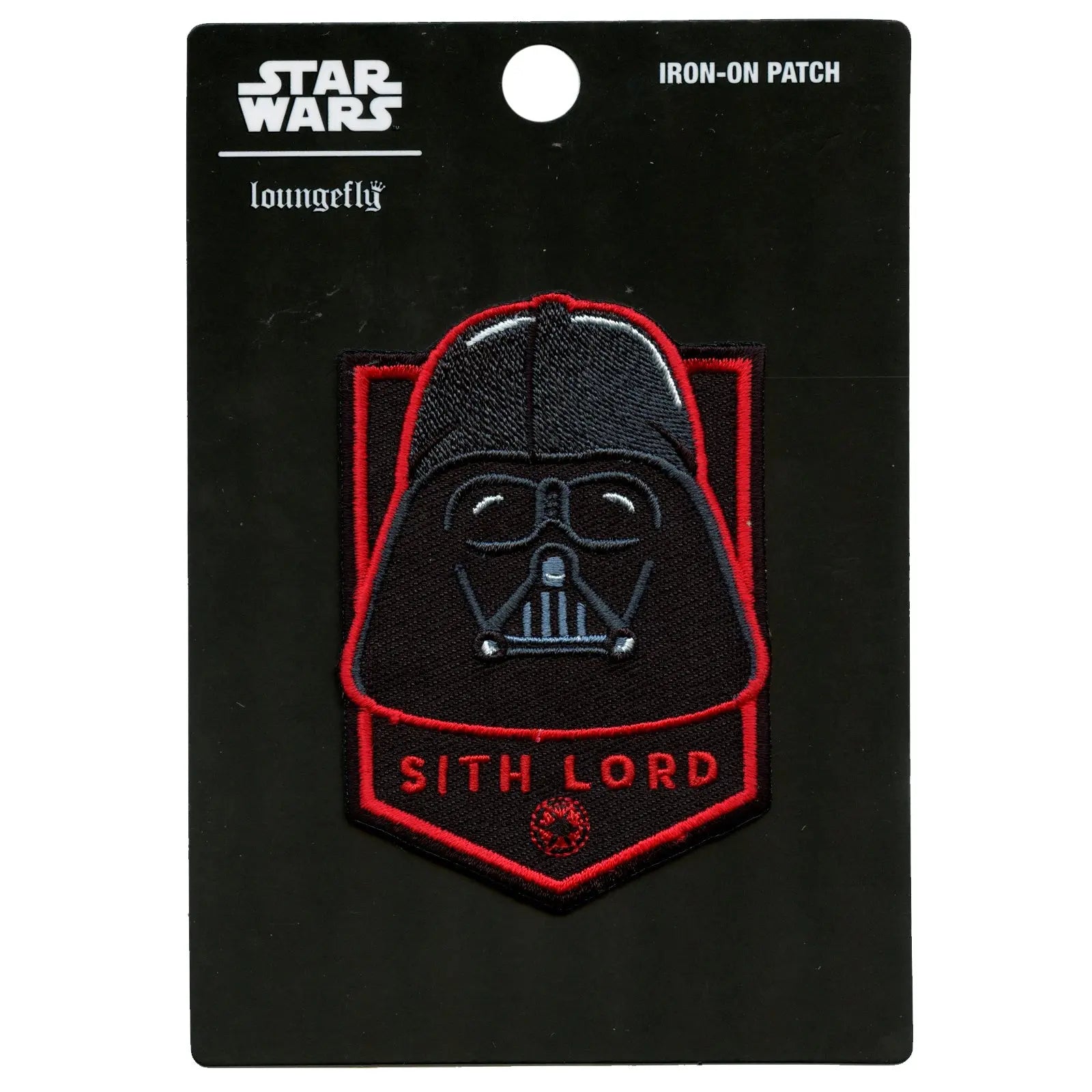 Official Star Wars Darth Vader "Sith Lord" Embroidered Iron On Patch 