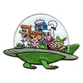 Officially Licensed The Jetsons All Characters In Ship Embroidered Iron On Patch