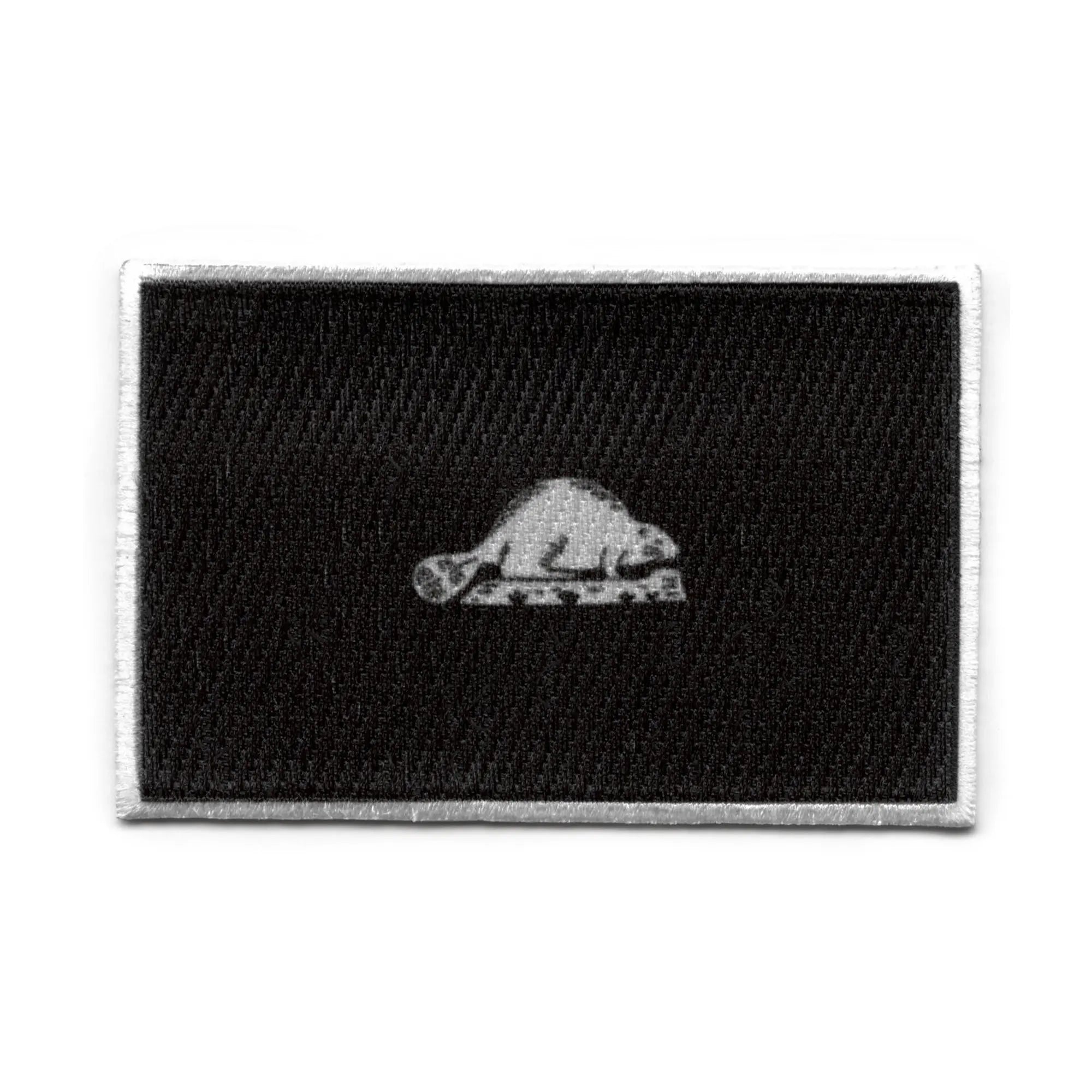 Oregon State Flag Patch Grayscale Back Embroidered Iron On 