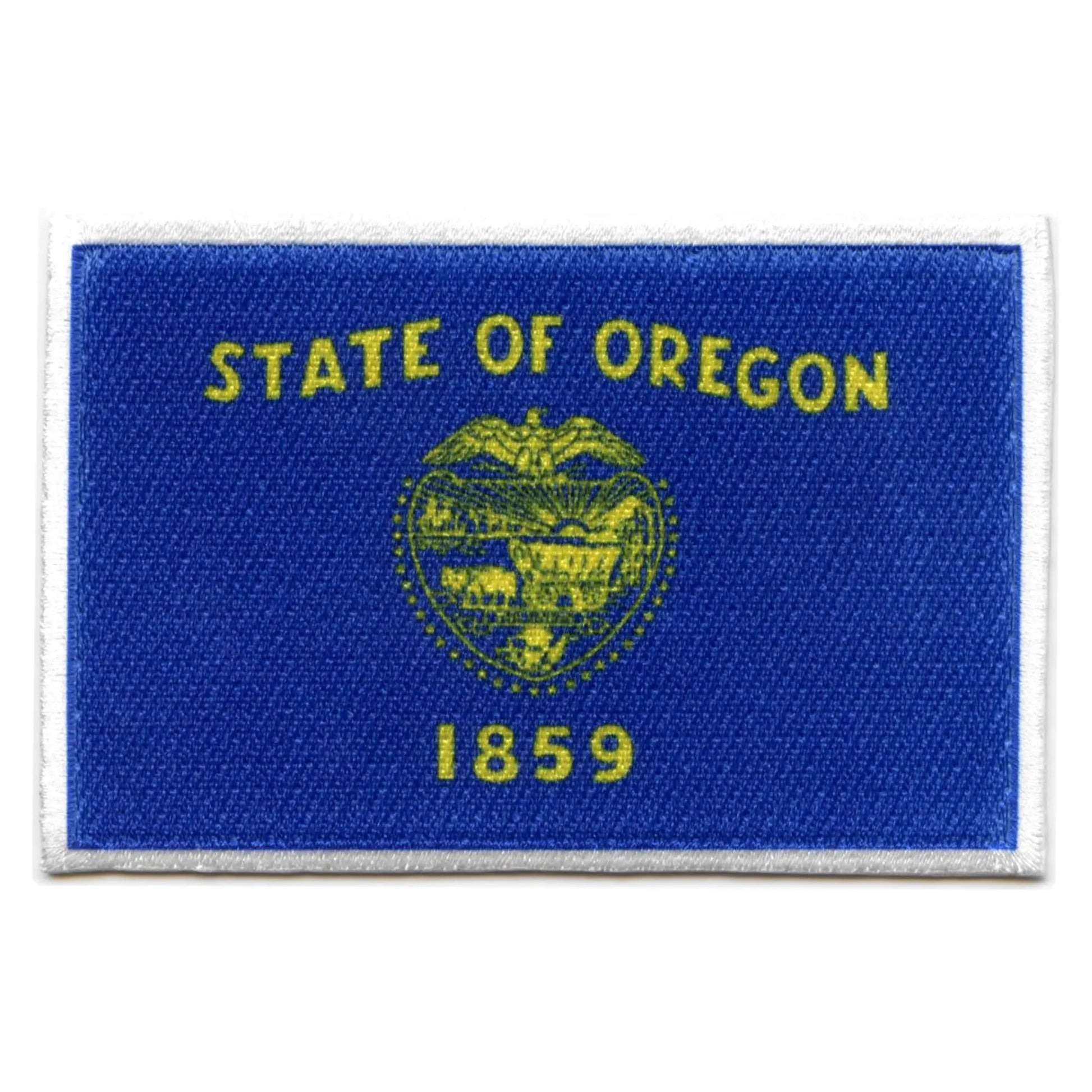 Oregon Patch State Flag Embroidered Iron On 