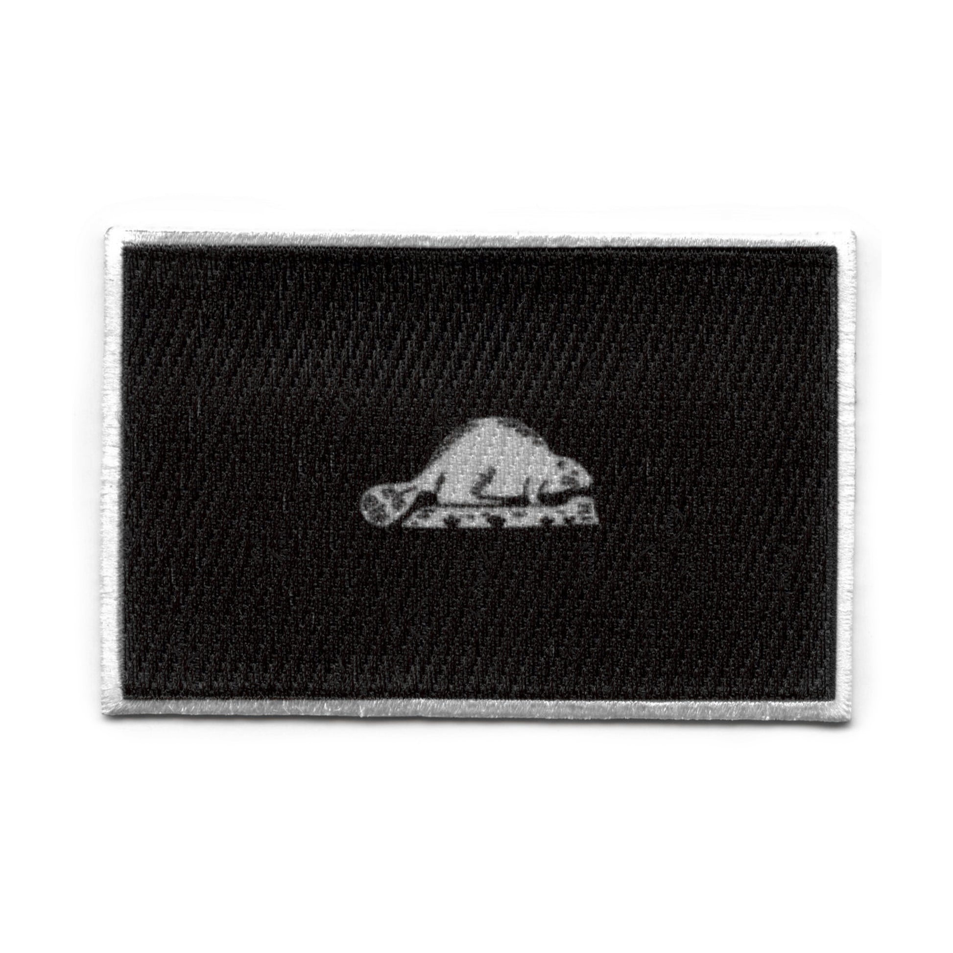 Oregon State Flag Patch Grayscale Back Embroidered Iron On 