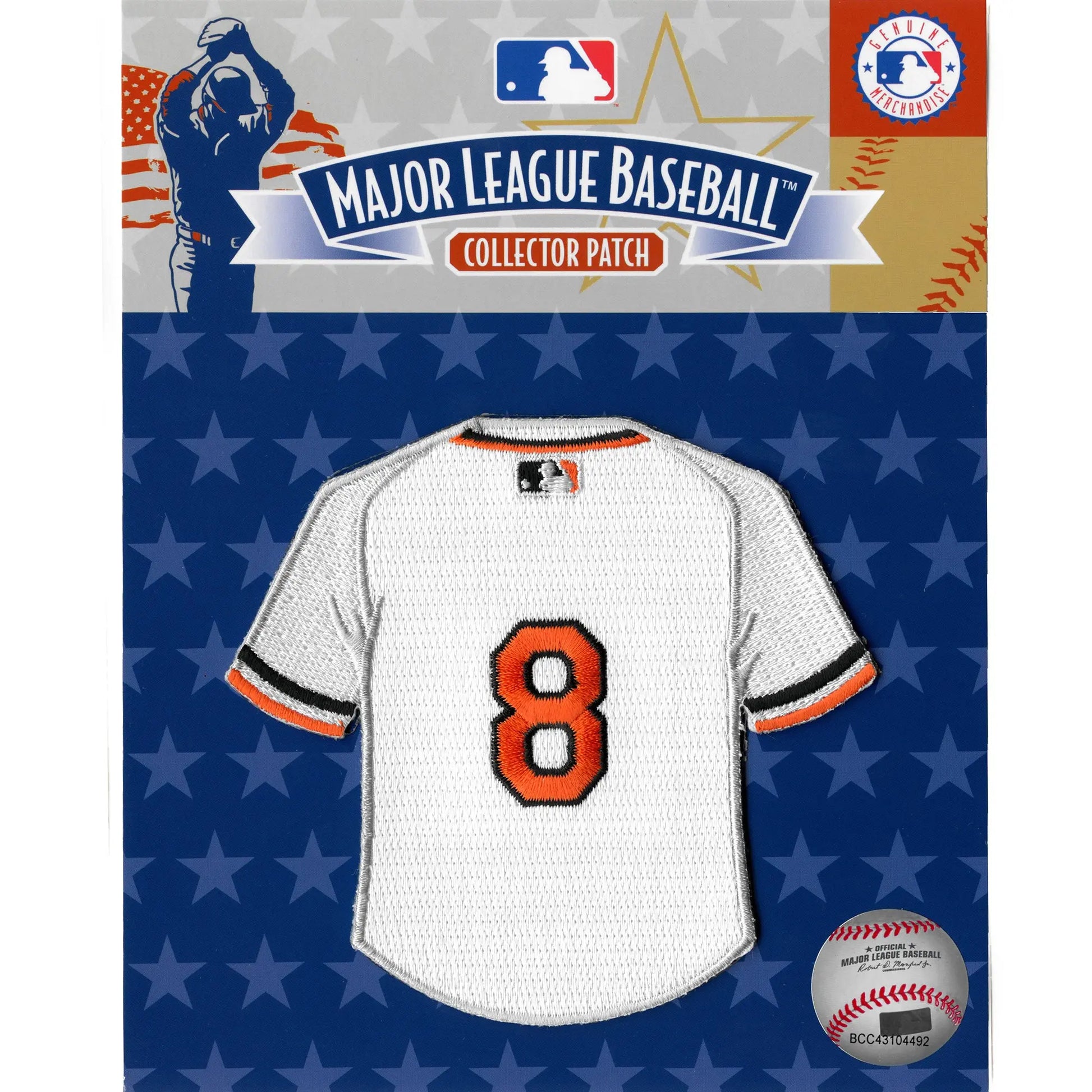 Cal Ripken Jr. #8 Jersey Patch Baltimore Orioles Embroidered Major League  Baseball – Patch Collection