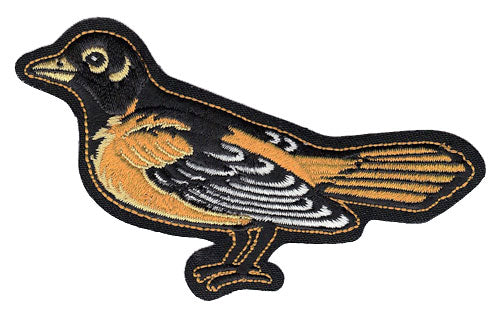 Baltimore Orioles Black Bird Team Logo Sleeve Patch (1998-2008) 