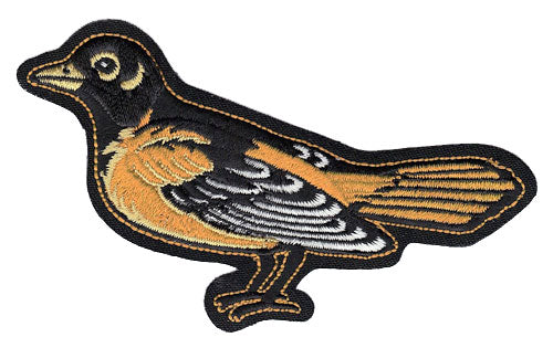 Baltimore Orioles Black Bird Team Logo Sleeve Patch (1998-2008) 