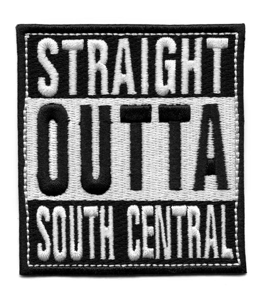 Straight Outta South Central Patch Los Angeles Travel Embroidered Iron On