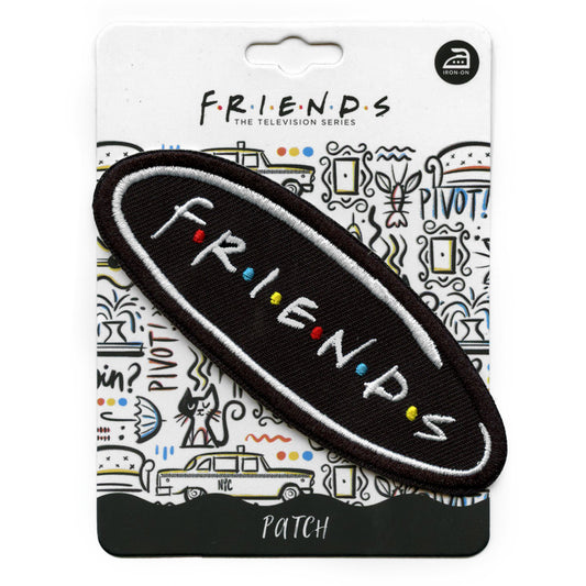 Friends Sitcom Oval Logo Patch 90s Nostalgia TV Embroidered Iron On