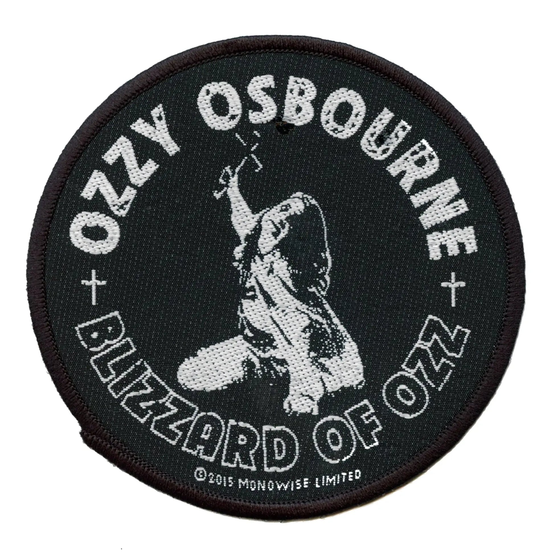 Ozzy Osbourne Blizzard Of Ozz Patch Legend Metal Classic Woven Iron On