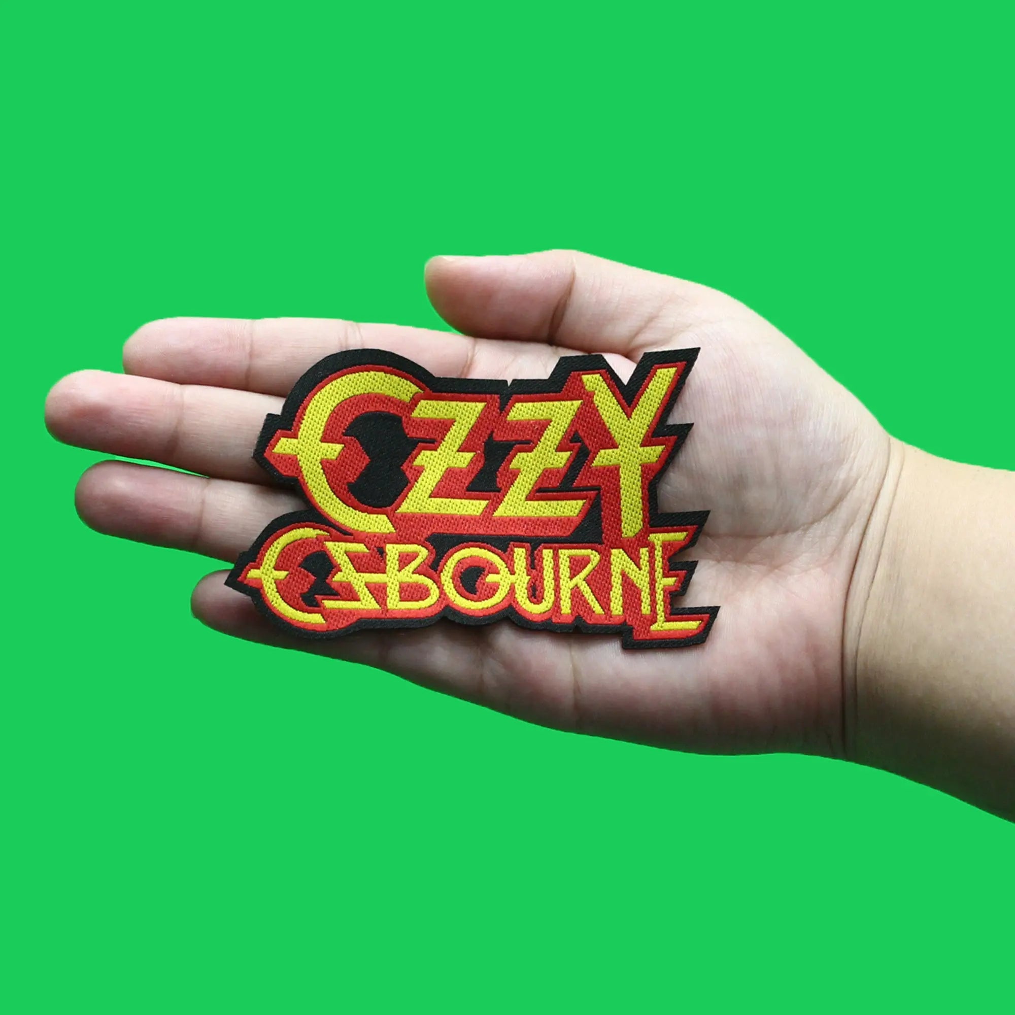 Ozzy Osbourne Official Logo Patch Heavy Metal Band Woven Iron On
