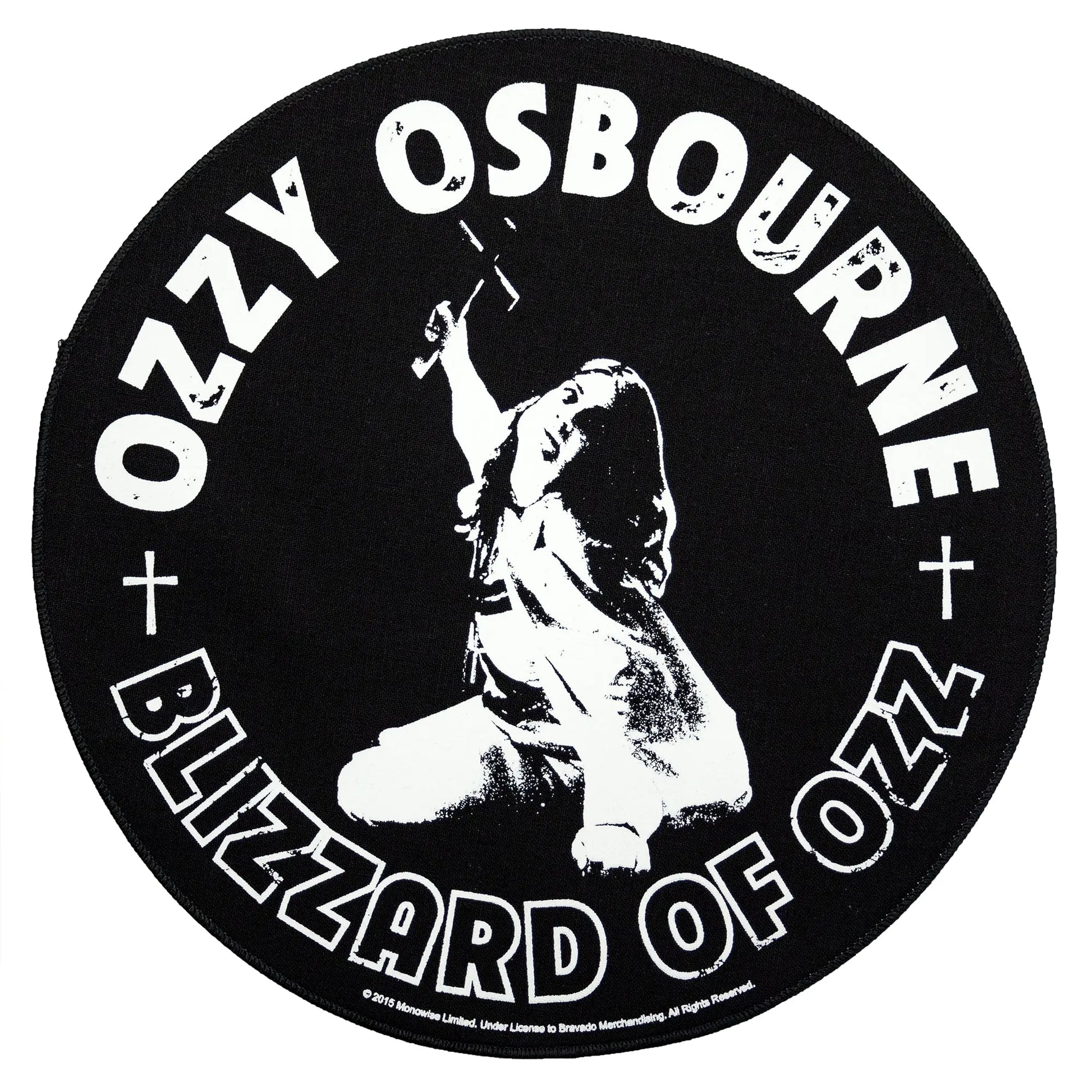Ozzy Osbourne Blizzard Of Ozz Back Patch Legend XL DTG Printed Sew On