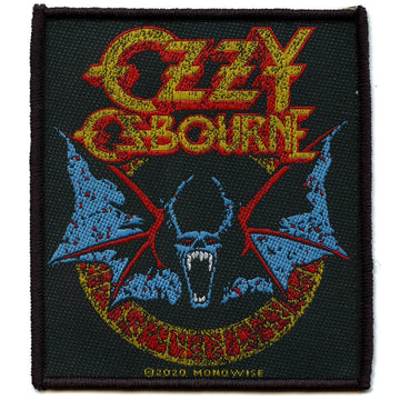 2020 Ozzy Osbourne Bat Woven Sew On Patch 