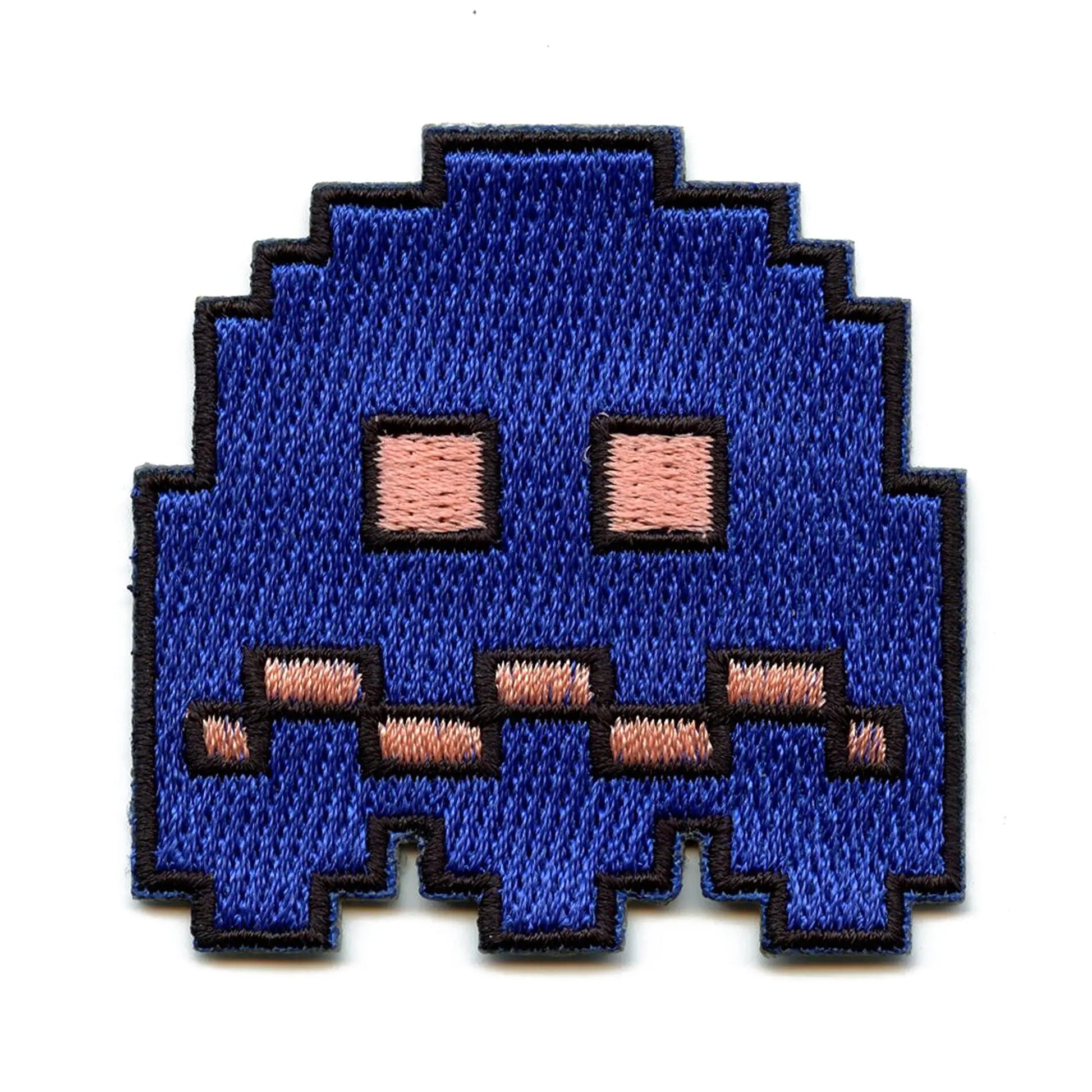 PAC-MAN Classic Ghost Patch Retro Arcade Gaming Embroidered Iron On 