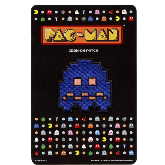 PAC-MAN Classic Ghost Patch Retro Arcade Gaming Embroidered Iron On 