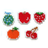 PAC-MAN Classic Illustration 5 Pack Food Set Patches Arcade Gaming Iron on