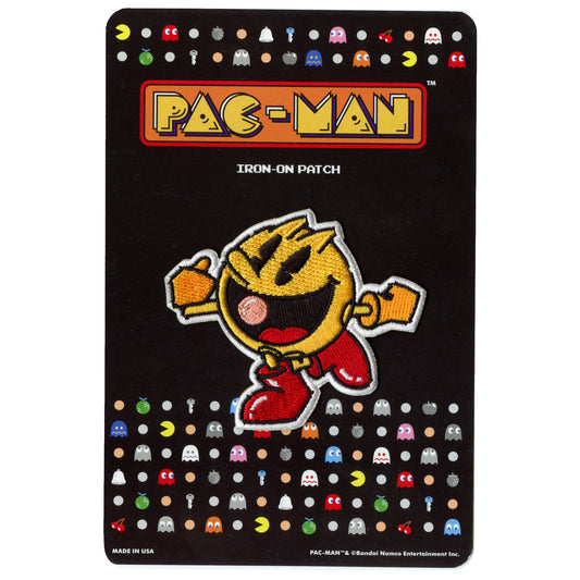 PAC-MAN Classic Illustration Eating Patch Arcade Gaming Embroidered Iron on
