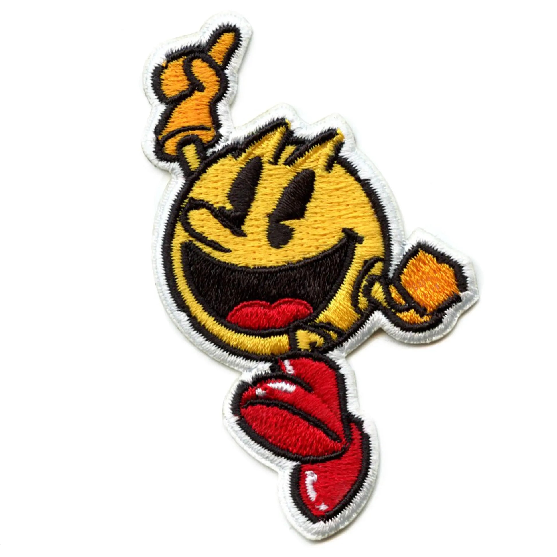 PAC-MAN Classic Illustration Jumping Patch Arcade Gaming Embroidered Iron on