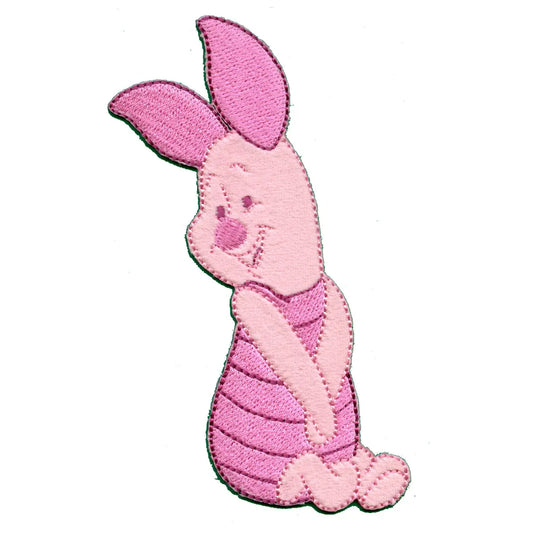 Disney Piglet Full Body Embroidered Applique Iron On Patch 