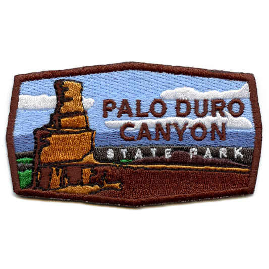 Palo Duro Canyon Travel Patch State Park Embroidered Iron On 