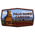 Palo Duro Canyon Travel Patch State Park Embroidered Iron On