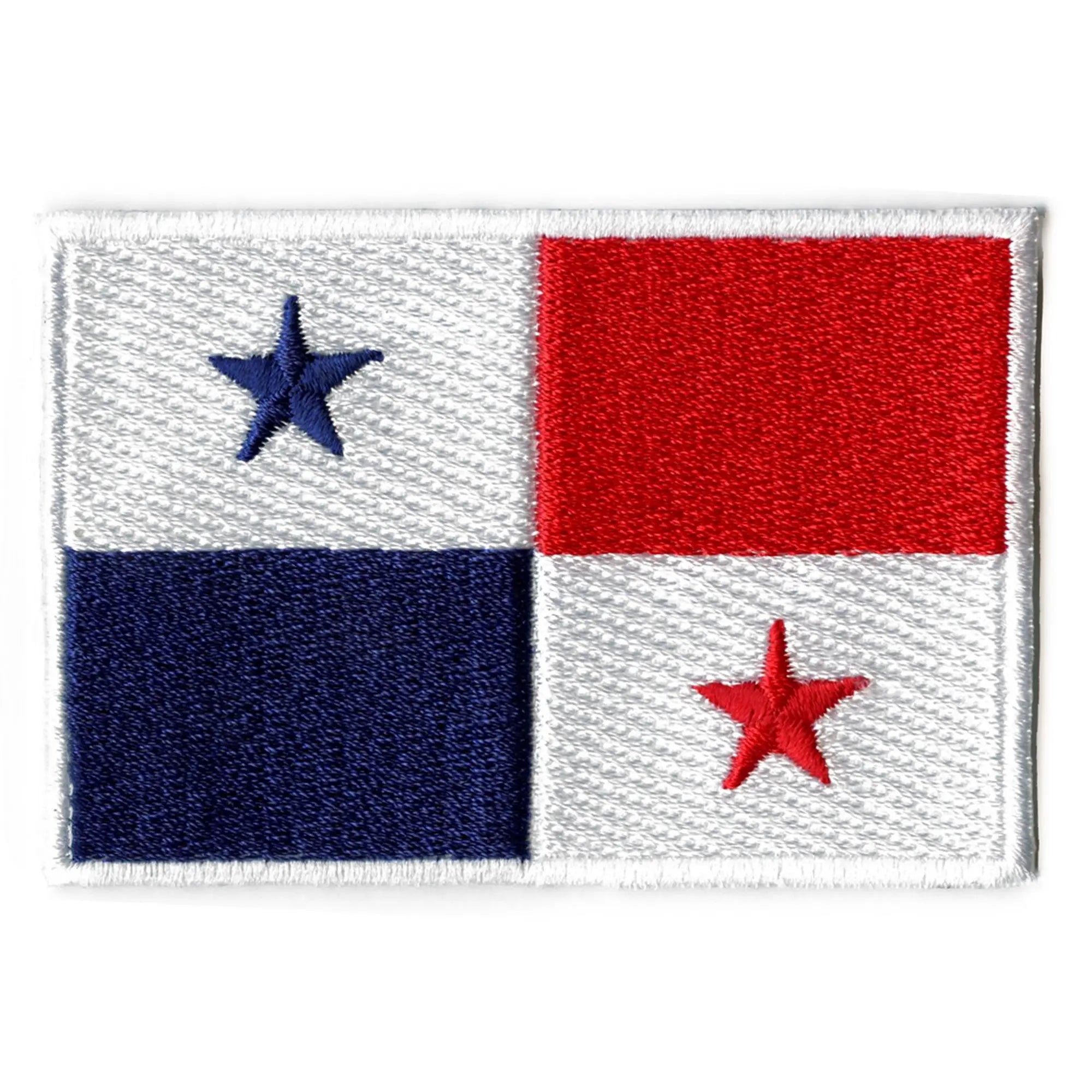 Panama Flag Patch Country Pride Embroidered Iron On