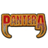 Pantera Fang Logo Patch Texas Heavy Metal Embroidered Iron On